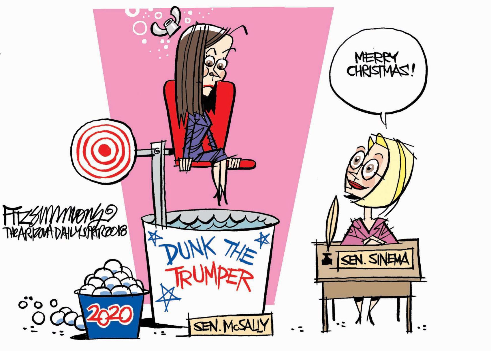 Daily Fitz Cartoon: Merry Christmas, Martha
